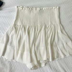 Queen of Sparkles White/Cream Swing Short